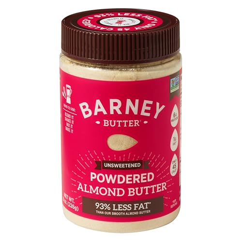 Barney Butter Mandelbutter in Pulverform, ungesüßt, 237 ml von Barney Butter