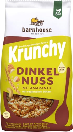 Krunchy Dinkel-Nuss mit Amaranth 2 x 375 gr von Barnhouse