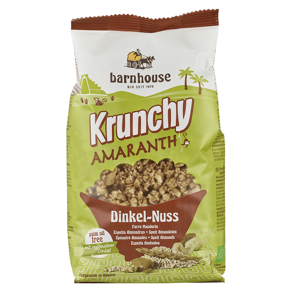 Bio Krunchy Amaranth Dinkel-Nuss von Barnhouse