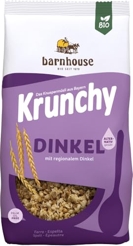 Krunchy Dinkel alternativ gesüßt 2 x 750 gr von Barnhouse