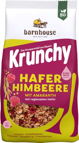 Krunchy Hafer-Himbeere mit Amaranth von Barnhouse