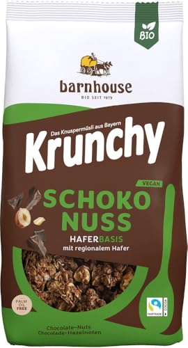 Krunchy Schoko-Nuss 18 x 750 gr von Barnhouse