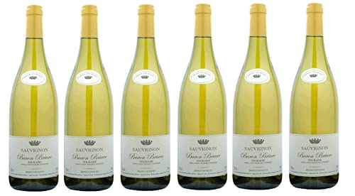 6x 0,75l - 2022er - Baron Briare - Sauvignon Blanc - Touraine A.O.P. - Loire - Frankreich - Weißwein trocken von Baron Briare