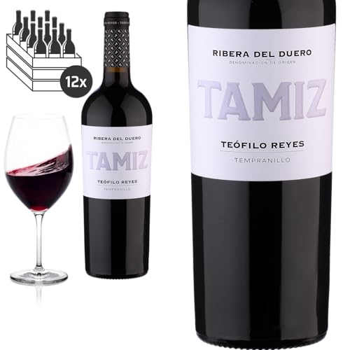 12er Karton 2021Ribera del Duero Roble Tamiz von Bodegas Teófilo Reyes - Rotwein von Baron-Fuente