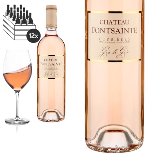 12er Karton 2023 Corbières Rosé Gris de Gris von Château Fontsainte - Roséwein von Baron-Fuente