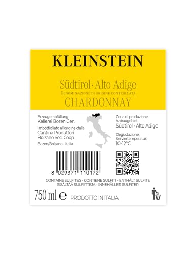 12er Karton 2023 KLEINSTEIN Chardonnay Südtirol von Kellerei Bozen - Weißwein von Baron-Fuente