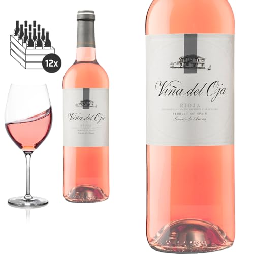 12er Karton 2023 Rioja Rosato Vina del Oja von Bodegas Senorio de Arana - Rosewein von Baron-Fuente