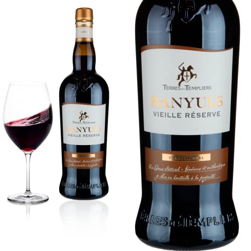 12er Karton Banyuls Traditionel Vieille Reserve lieblich von Terres des Templiers - Rotwein von Baron-Fuente