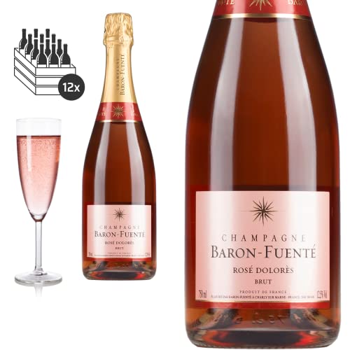 12er Karton Rose Champagne Baron Fuente Rosé Dolorès Brut von Baron-Fuente