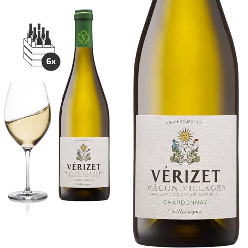 6er Karton 2021 Macon Villages Vieilles Vignes VERIZET Chardonnay Cave de Vire - Weißwein von Baron-Fuente