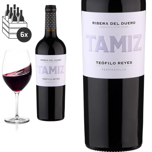 6er Karton 2021Ribera del Duero Roble Tamiz von Bodegas Teófilo Reyes - Rotwein von Baron-Fuente