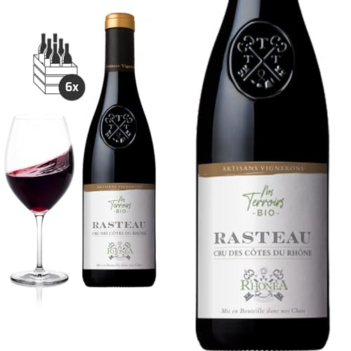 6er Karton 2022 Bio Rasteau Nos Terroirs von Rhonéa - Rotwein von Baron-Fuente