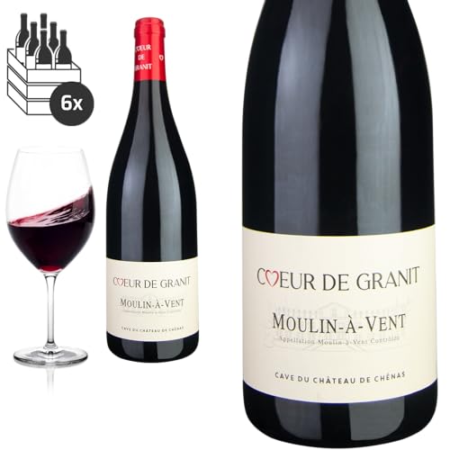 6er Karton 2022 Moulin à Vent von Cave du Château de Chénas - Rotwein von Baron-Fuente