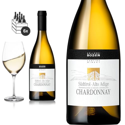 6er Karton 2023 Chardonnay DOC Südtirol von Kellerei Bozen/Gries - Weißwein von Baron-Fuente