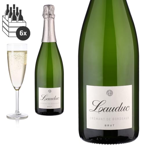 6er Karton Crémant de Bordeaux Blanc Brut von Château Lauduc - Crémant von Baron-Fuente