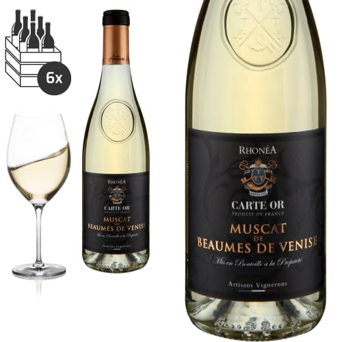 6er Karton Muscat de Beaumes de Venise »Carte Or« Vignerons de Balma Venitia - Dessertwein von Baron-Fuente