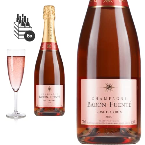 6er Karton Rose Champagne Baron Fuente Rosé Dolorès Brut von Baron-Fuente