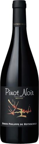 Les Cepages Pinot Noir Vin de Pays d'Oc 2022 (1x 0,75L) | trocken | Rotwein | Frankreich | Pinot Noir von Baron Philippe de Rothschild