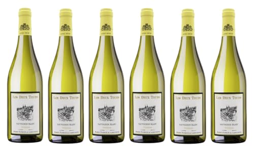 6x 0,75l - 2022er - Baron de Ladoucette - Les Deux Tours - Sauvignon Blanc - Touraine A.O.P. - Loire - Frankreich - Weißwein trocken von Baron de Ladoucette