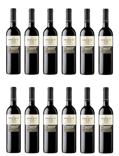 12x 0,5l - 2019er - Barón de Ley - Reserva - HALBER LITER - Rioja D.O.Ca. - Spanien - Rotwein trocken von Barón de Ley