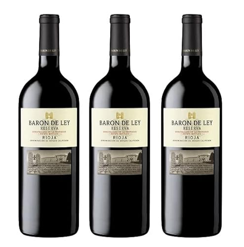 3x 1,5l - 2020er - Barón de Ley - Reserva - MAGNUM - Rioja D.O.Ca. - Spanien - Rotwein trocken von Barón de Ley