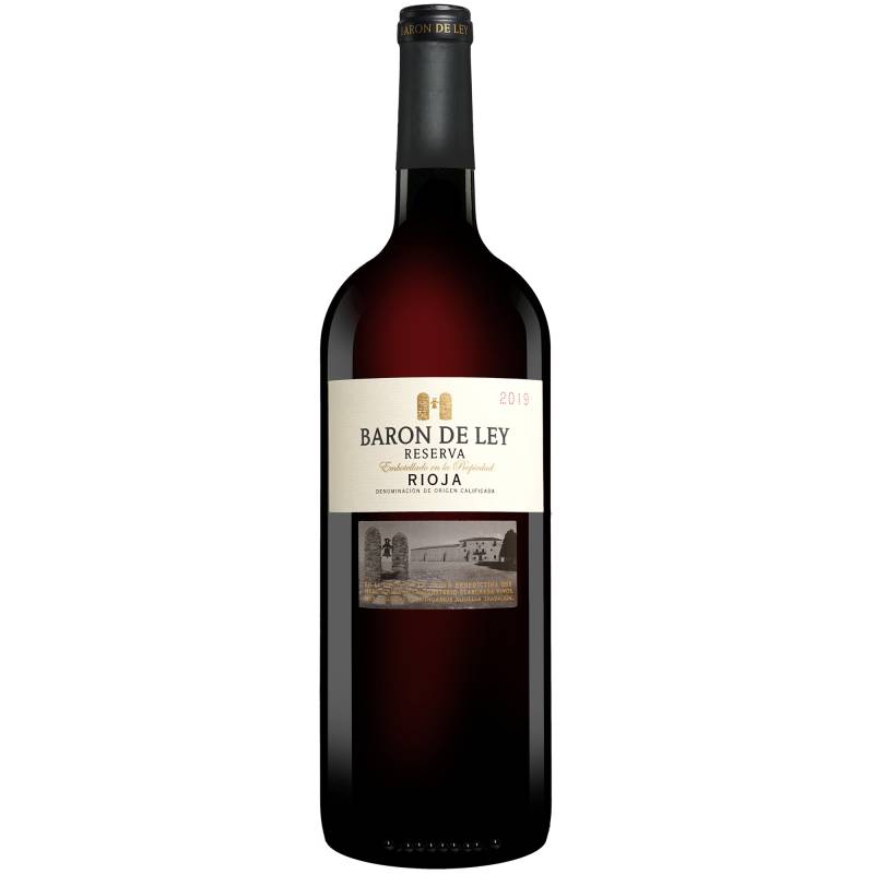 Barón de Ley Reserva - 1,5 L. Magnum 2019  1.5L 14.5% Vol. Rotwein Trocken aus Spanien von Barón de Ley