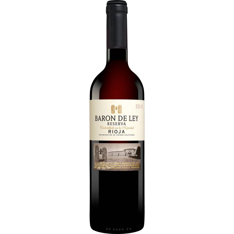 Barón de Ley Reserva 2019  0.75L 14.5% Vol. Rotwein Trocken aus Spanien von Barón de Ley