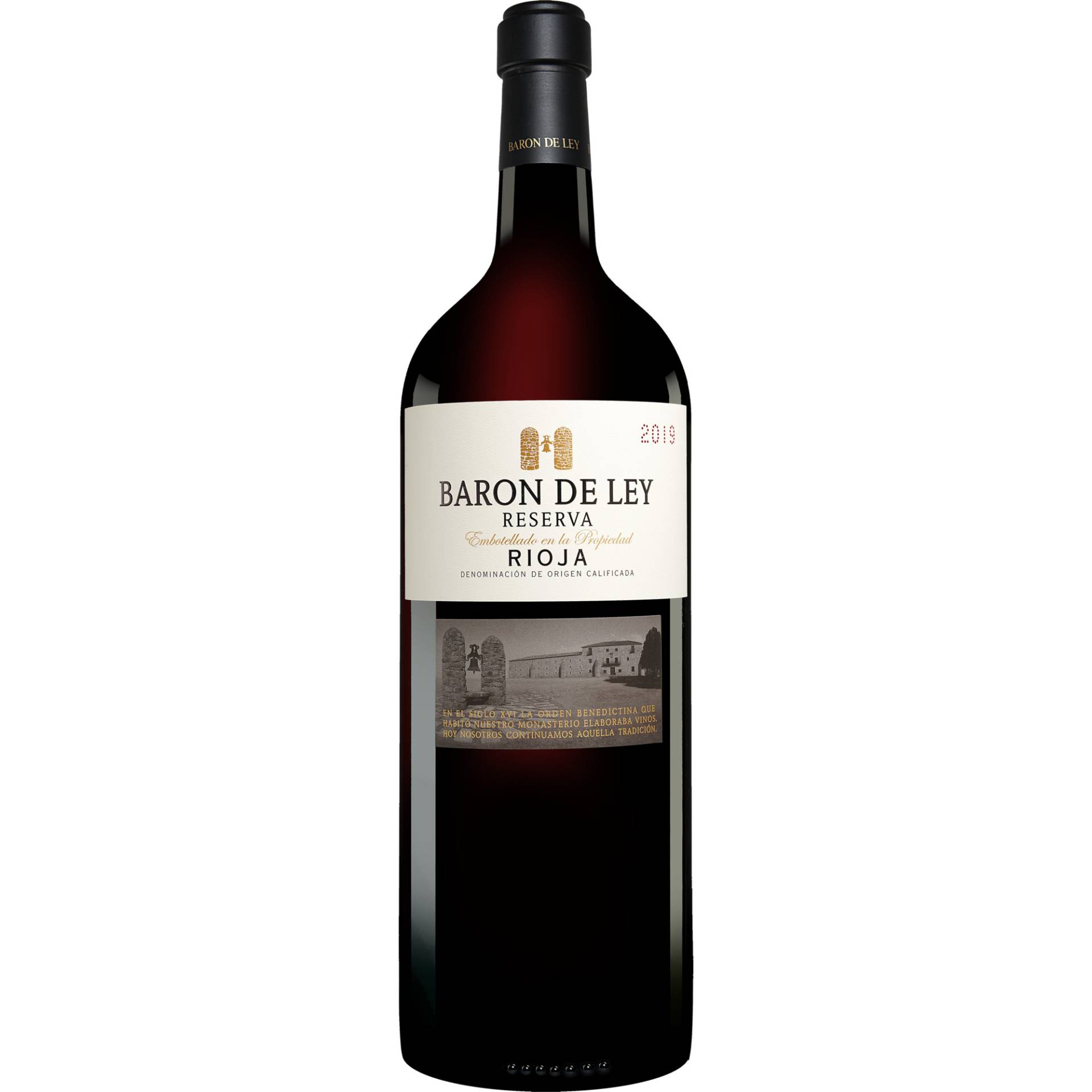 Barón de Ley Reserva - 5,0 L. Jéroboam 2019  5L 14.5% Vol. Rotwein Trocken aus Spanien von Barón de Ley