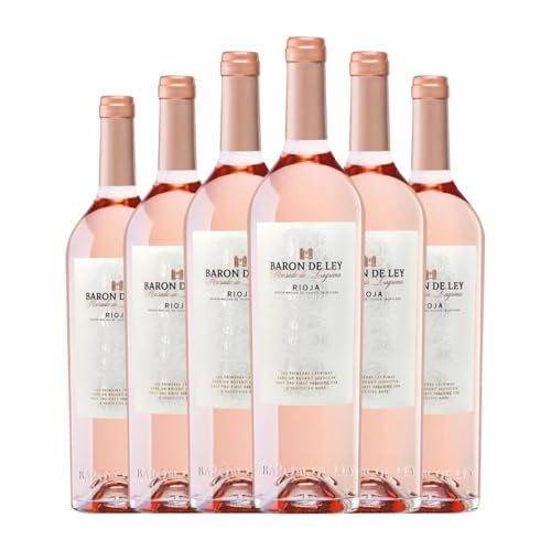 Barón de Ley Rosado Lágrima Grenache Rioja 75 cl Rosé-Wein (Karton mit 6 Flaschen von 75 cl) von Barón de Ley