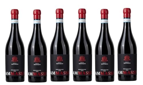 6x 0,75l - 2020er - Barone Montalto - Ammasso - Rosso - Sicilia D.O.P. - Sizilien - Italien - Rotwein trocken von Barone Montalto