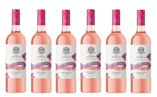 6x 0,75l - 2022er - Barone Montalto - Nero d'Avola Rosato - Sicilia I.G.P. - Sizilien - Italien - Rosé-Wein trocken von Barone Montalto