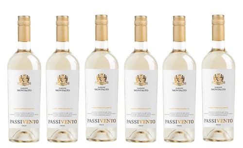 6x 0,75l - 2023er - Barone Montalto - Passivento - Bianco - Terre Siciliane I.G.P. - Sizilien - Italien - Weißwein halbtrocken von Barone Montalto