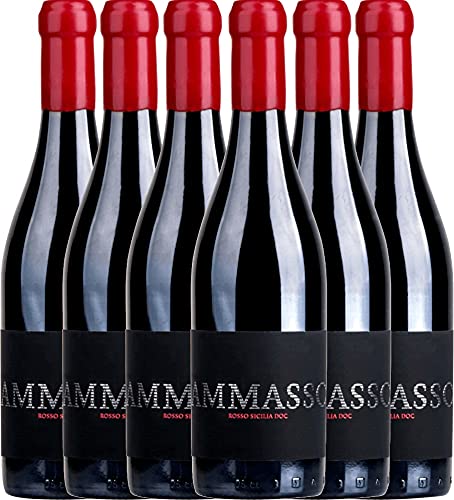 Ammasso Rosso Sicilia IGT Barone Montalto Rotwein 6 x 0,75l VINELLO - 6 x Weinpaket inkl. kostenlosem VINELLO.weinausgießer von Barone Montalto