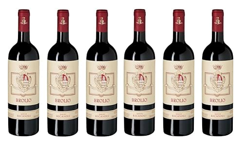 6x 0,75l - 2022er - Barone Ricasoli - Brolio - Chianti Classico D.O.C.G. - Toscana - Italien - Rotwein trocken von Barone Ricasoli