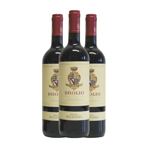 Barone Ricasoli Brolio Chianti Classico 75 cl Rotwein (Karton mit 3 Flaschen von 75 cl) von Barone Ricasoli