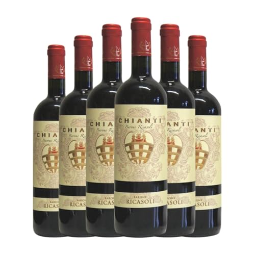 Barone Ricasoli Chianti 75 cl Rotwein (Karton mit 6 Flaschen von 75 cl) von Barone Ricasoli