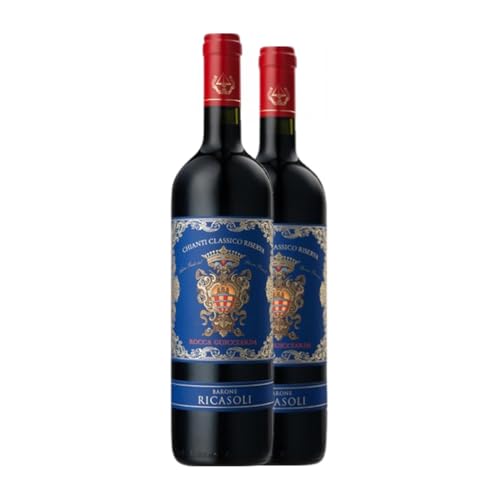 Barone Ricasoli Rocca Guicciarda Chianti Classico Reserve 75 cl Rotwein (Karton mit 2 Flaschen von 75 cl) von Barone Ricasoli