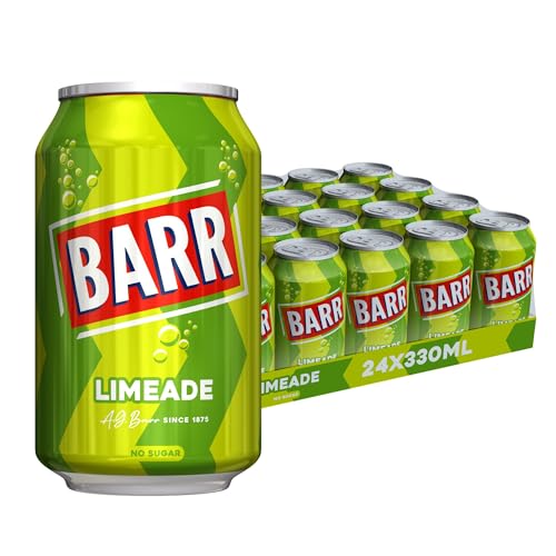 BARR Limeade seit 1875, Multipack Dose, zuckerarm, 24 x 330 ml von Barr