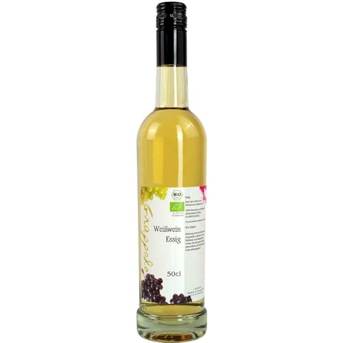 Essig Weißwein Essig 100% Wein-Essig Vegan BARRIQUE-Feine Manufaktur 500ml-Fl von Barrique