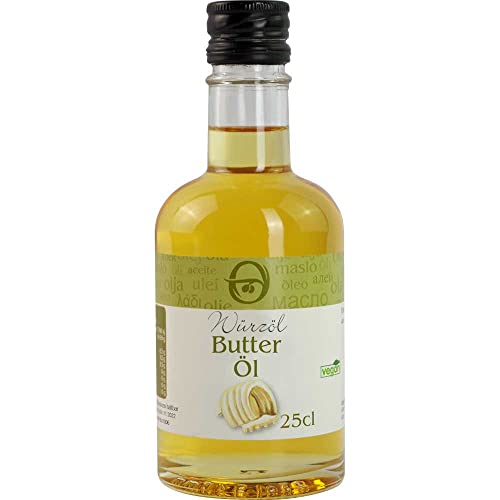 Öl Butter Würz-Öl Würzöl mit Butteraroma Vegan hausgemacht BARRIQUE-Feine Manufaktur Deutschland 250ml-Fl von Barrique