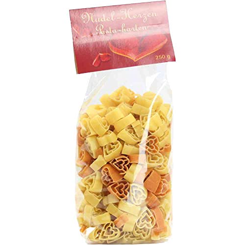 Pasta Herznudeln Teigwaren in 2 Farben Vegan BARRIQUE-Feine Manufaktur Deutschland 250g-Pack von Barrique