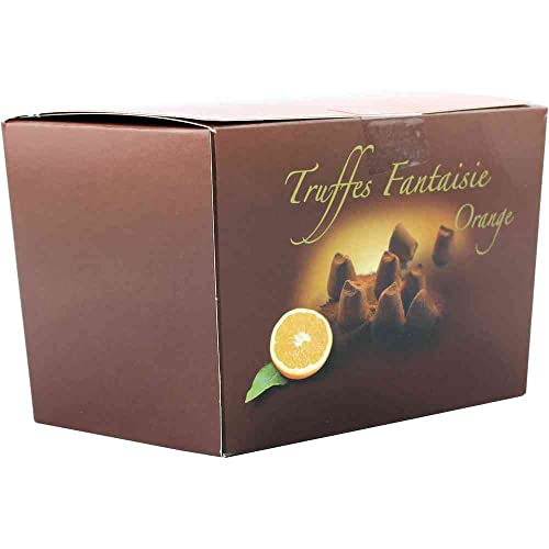 Truffes Fantaisie mit Orange Konfekt mit Orangenschale Vegetarisch BARRIQUE-Feine Manufaktur Frankreich 250g-Pack von Barrique