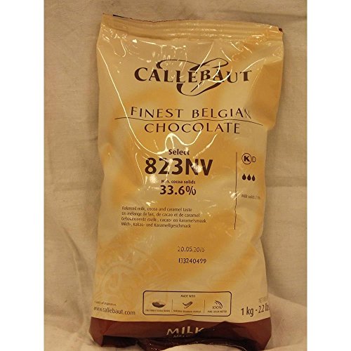 Callebaut Finest Belgian Milk Chocolate Select min. 33,6 % 1000g Beutel (Feinste Vollmilchschokoladenkuvertüre) von Callebaut