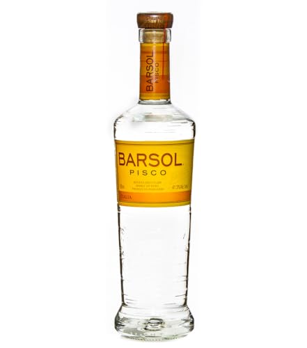 Barsol Italia Pisco | Der floral-fruchtige Mixing-Pisco | Hergestellt aus der Italia Traube | Ideal für fruchtige Pisco Punches | 1 x 0.7 l von Barsol