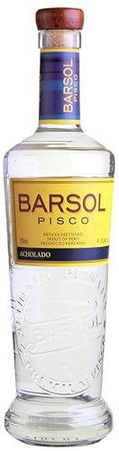 Barsol Selecto Acholado Pisco | Hergestellt aus Quebranta, Italia und Torontel Trauben | Vielschichtig und komplex | Die ideale Basis für kraftvolle Pisco Sours | 1 x 700ml von Barsol