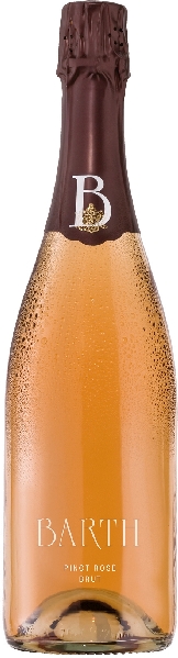 Barth. Aus biologischem Anbau Pinot Rose brut Rheingau Sekt b.A. Jg. 100 Proz. Spätburgunder