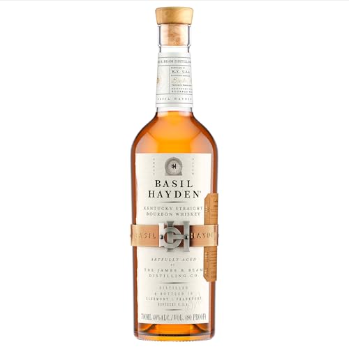 Basil Hayden - Kentucky Straight Bourbon Whiskey - sanfter Geschmack mit einem scharfen Finish - 40% Vol. - 700ml Einzelflasche von Basil Hayden's