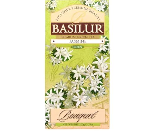 BASILUR Bouquet Jasmine Grüner Tee 100g von Basilur