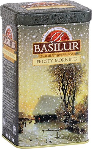 BASILUR Festival Frosty Morning, Schwarzer Tee Dose 85g von Basilur