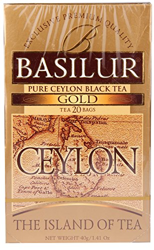 BASILUR Island of Tea Gold Schwarzer Tee 20x2g von Basilur